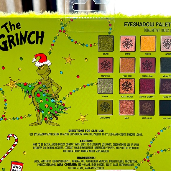 Grinch Eyeshadow Palette - Picture 3 of 9